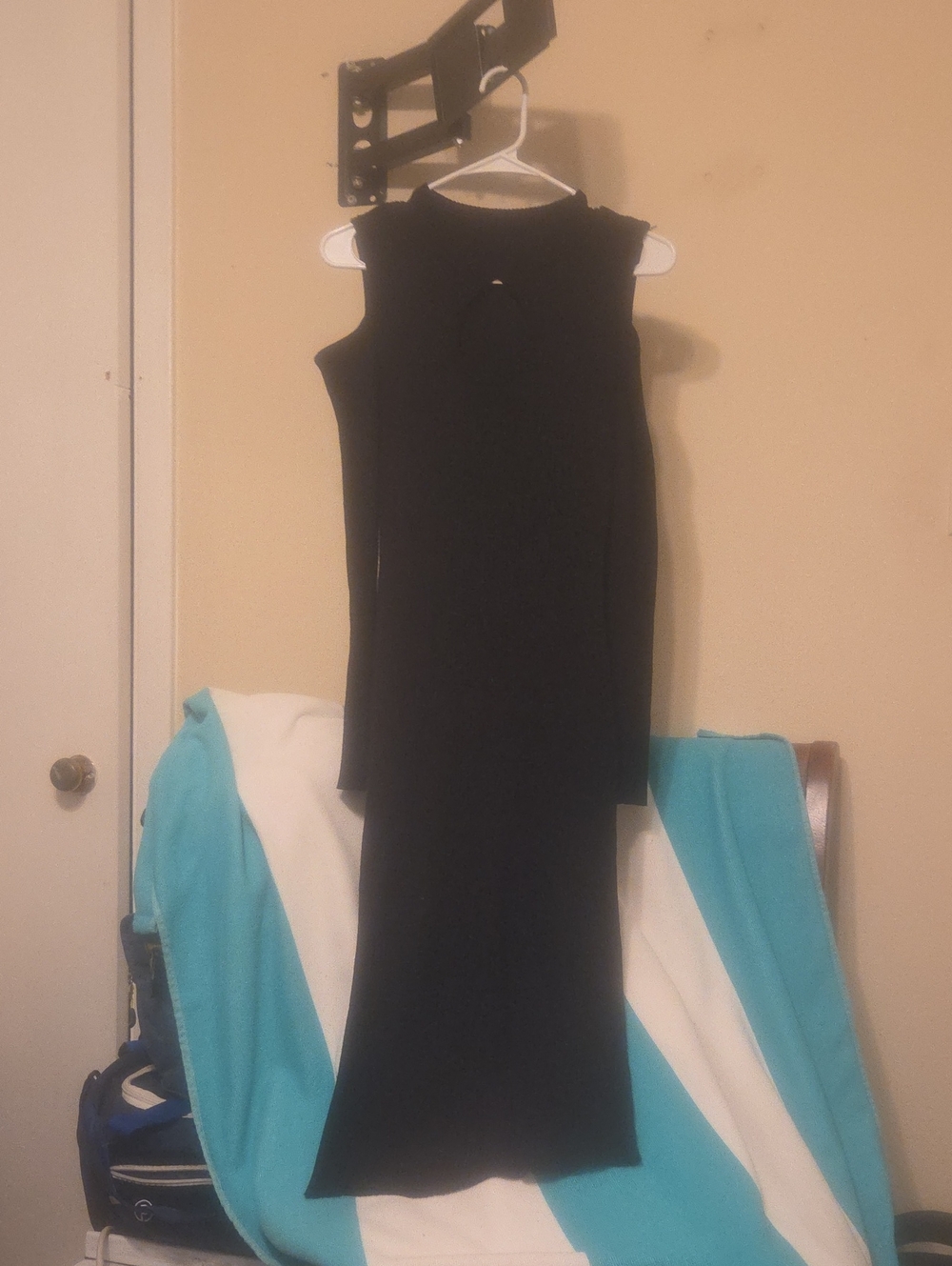 Say What? Black Sleeveless Maxi Dress